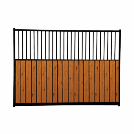 European horse stall divider